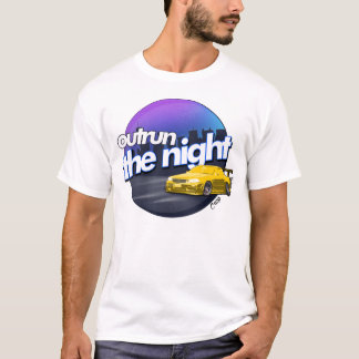 Camiseta Outrun a noite