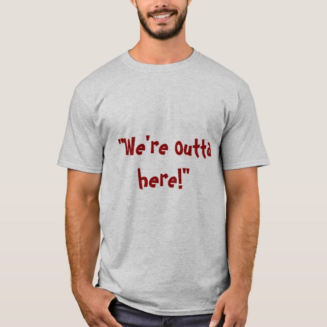 Camiseta Outta aqui (Frente)