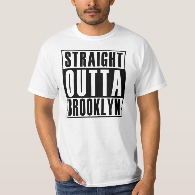 Camiseta Outta reto Brooklyn (Frente)