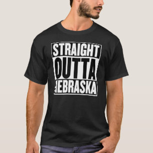 Camiseta Outta reto Nebraska