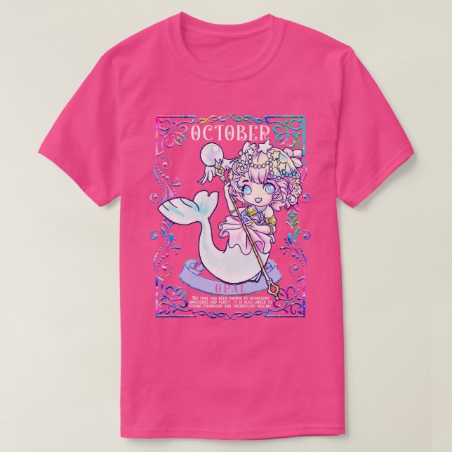 CAMISETA OUTUBRO ANIVERSÁRIO FUSÃO OPAL (Frente do Design)