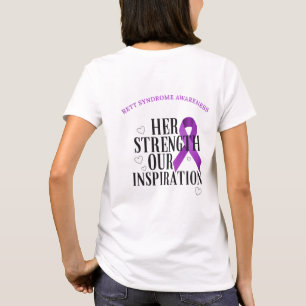 Camiseta Outubro Conscientização da Síndrome de Rett (Sua F