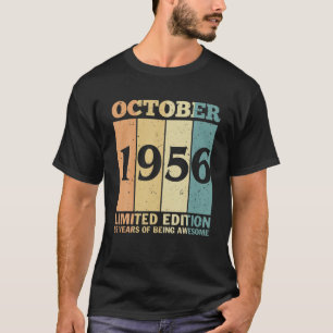 Camiseta Outubro De 1956 Edição Limitada, 65 Anos De Atençã