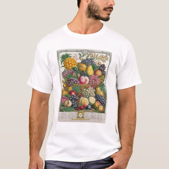 Camiseta Outubro, 'de doze meses das frutas (Frente)