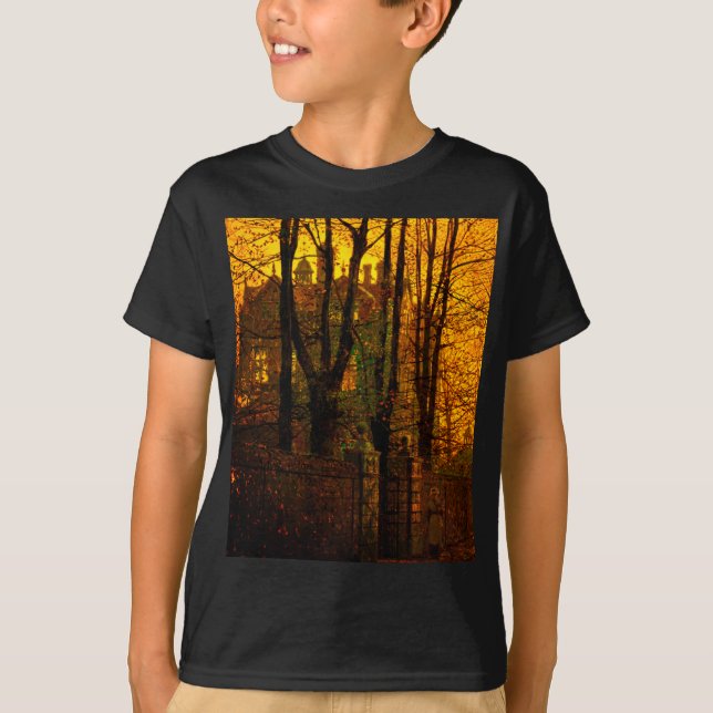 Camiseta Outubro depois John Atkinson Grimshaw (Frente)