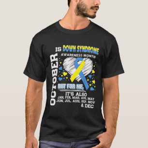 Camiseta Outubro é mês de sensibilização para a síndrome de
