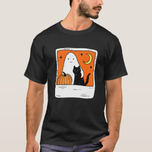 Camiseta Outubro Para Sempre Com Pumpkin Engraçado E Gato N