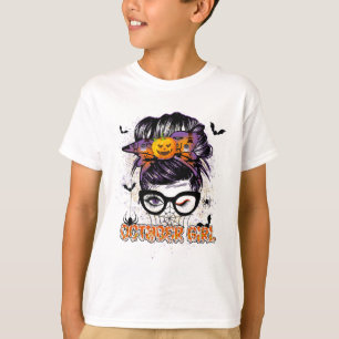 Camiseta Outubro Rapariga Maluca Bun Aniversário Pum