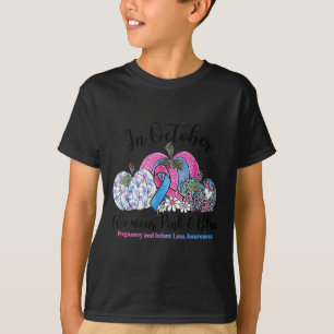 Camiseta Outubro Usamos Nk & Azul Gravidez Infantil Per