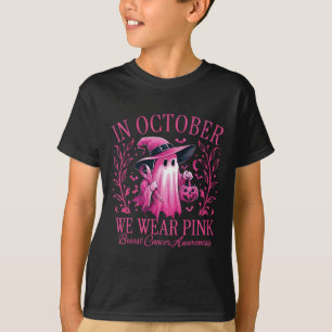 Camiseta Outubro Vestimos Alô de Consciência do Cancer da M