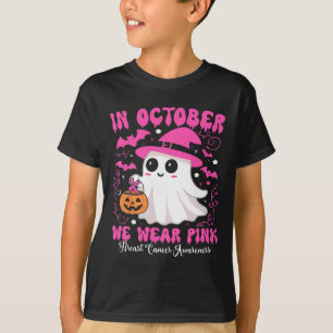 Camiseta Outubro Vestimos o Cancer de Mama das Bruxas Fanta