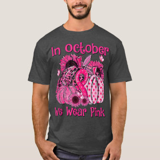 Camiseta Outubro Vestimos o Cancer Rosa Girassol