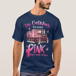 Camiseta Outubro Vestimos Pink Break de Sensibilização para
