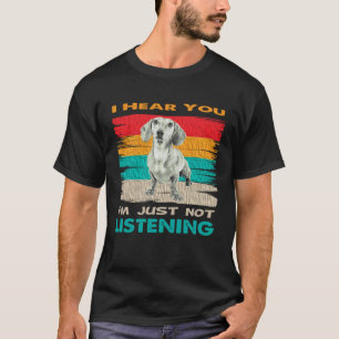 Camiseta Ouvi-te que não estou a ouvir o Basset Hound D