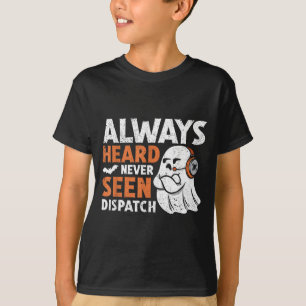 Camiseta Ouvido Visto Envio Assustador Dia das Bruxas Fofo