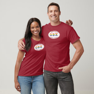 Camiseta Oval 1 do Orgulho LGBTQ do OBX