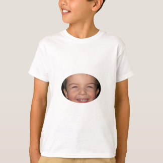 Camiseta Oval feliz do macaco