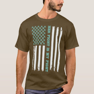 Camiseta OVARIAN AMERICAN FLAG A Luta dela é o meu Teto de 