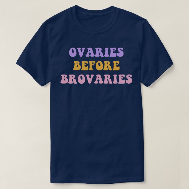 Camiseta Ovários Antes De Brovários (Frente do Design)