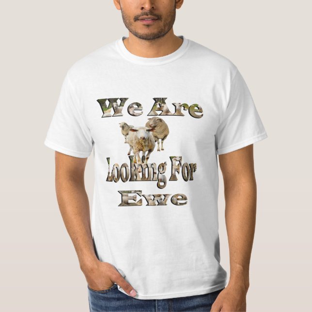 Camiseta Ovelha À Procura De Ovelha, (Frente)