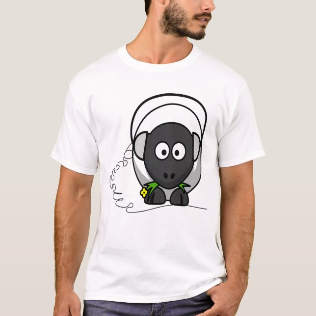Camiseta Ovelha de Música (Frente)