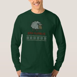 Camiseta Ovelha de Natal Baa Humbug