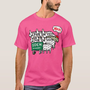 Camiseta Ovelha Engraçada Anti-Biden