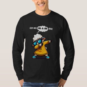 Camiseta Ovelha Engraçada Eid Mu-ba-a-ah-rak Eid al Adha