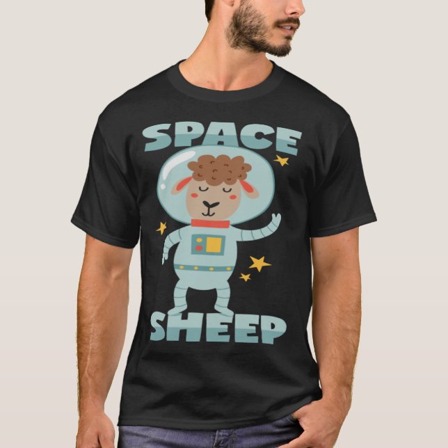Camiseta Ovelha espacial (Frente)