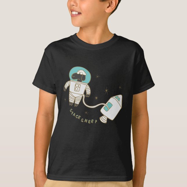Camiseta Ovelha espacial (Frente)