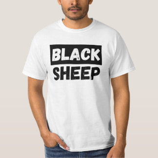 Camiseta Ovelha Negra Tipografia Negrita Entourage Design