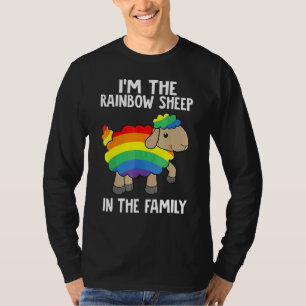 Camiseta Ovelha Orgulho Gay LGBT Eu Sou A Ovelha Arco-Íris