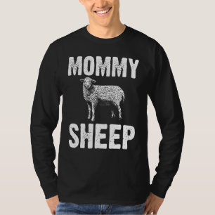 Camiseta Ovelha Para Mãe Proprietário De Animais De Criação