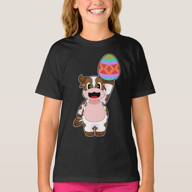 Camiseta Ovelha Páscoa ovo de Páscoa (Frente)