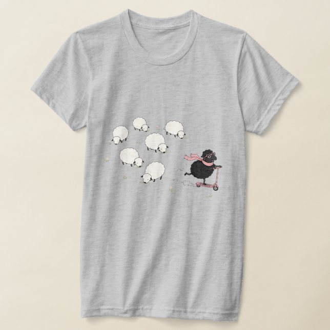 CAMISETA OVELHA PRETA (Postura )