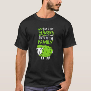 Camiseta Ovelha Sou A Ovelha Verde Da Família