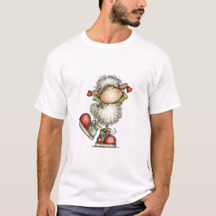 Camiseta Ovelhas com Design Artístico Conceitual