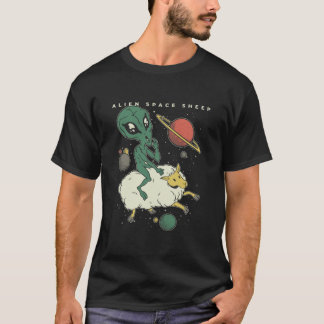 Camiseta ovelhas do espaço alienígena