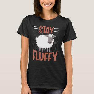 Camiseta Ovelhas Ficam Farmadoras De Lamas Fluffy