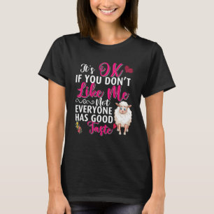 Camiseta Ovelhas Não Têm Bons Animais De Fazenda De Sabor