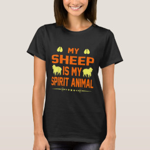 Camiseta Ovelhas São As Minhas Pet-Amantes De Animais