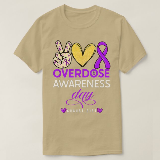 Camiseta Overdose Awareness Day (1)  (Frente do Design)
