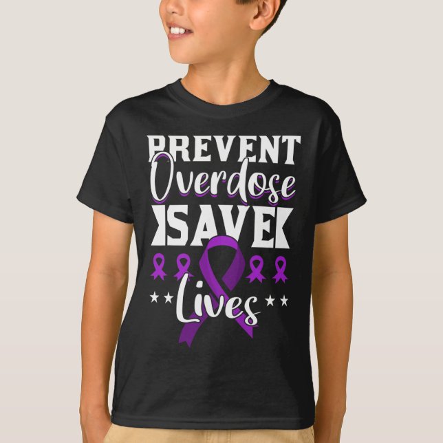 Camiseta Overdose Salva Vidas Overdose Conscientização 1  (Frente)