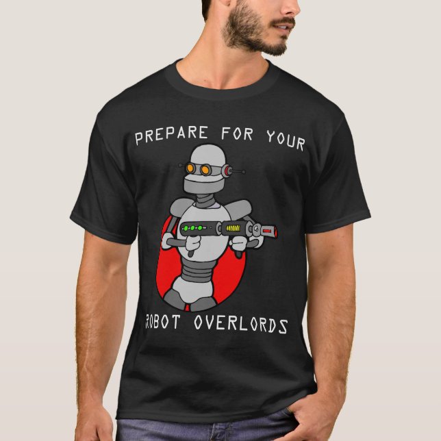 Camiseta Overlords do robô (Frente)