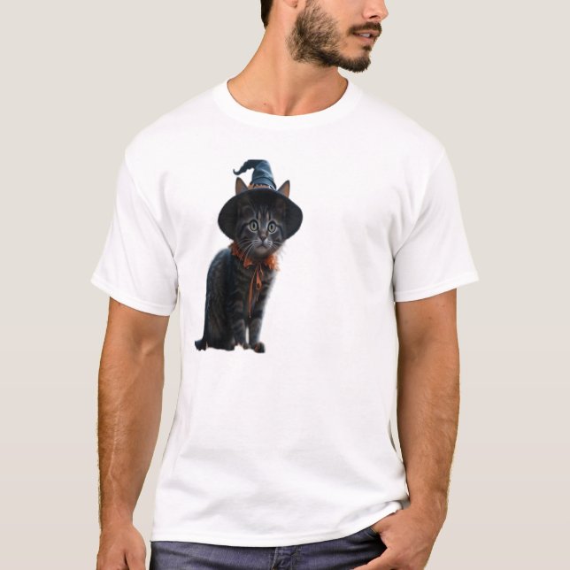 Camiseta Oversized Enfeitiçada Noite de Halloween (Frente)