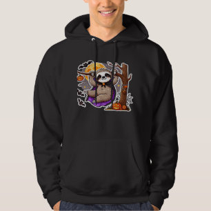 Camiseta Oversized Sloth Halloween Chill Thrills