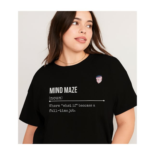 Camiseta Overthinker – Ansiedade Divertida e Intro (Criador carregado)