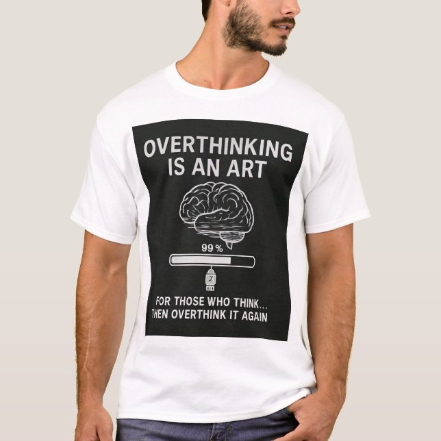 Camiseta Overthinking in Progress (Frente)