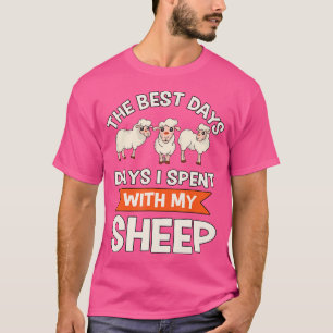 Camiseta Ovino Cita Shepherd Os Melhores Dias Que Passei Co