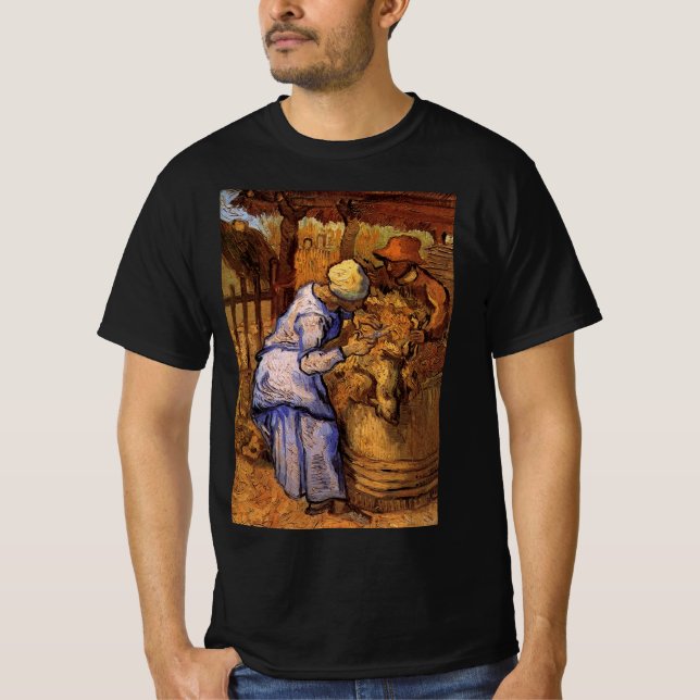 Camiseta Ovinos (após Millet), de Vincent van Gogh (Frente)